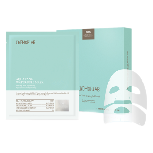 Cremorlab Aqua Tank Water-full Mask (Маска интенсивно увлажняющая с морским коллагеном)